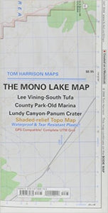 Mono Lake, California Trail Map by Tom Harrison Maps