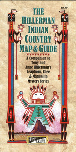 The Hillerman Indian Country Map and Guide by Time Traveler Maps