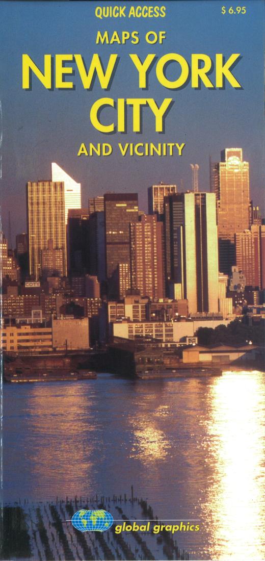 Cover of New York City, New York, Quick Access Map by Global Graphics