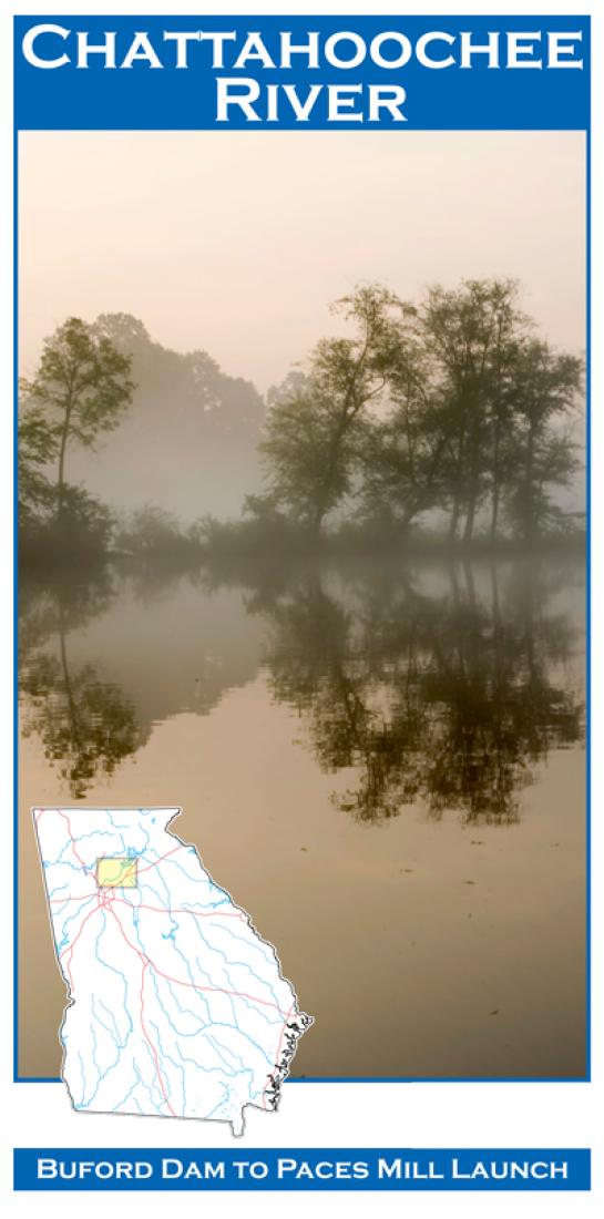 Cover of Chattahoochee River Fishing Map by Wilderness Adventures Press