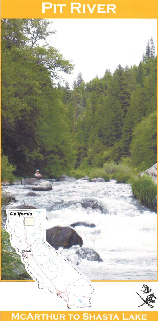 Cover of Pit River Fishing Map by Wilderness Adventures Press