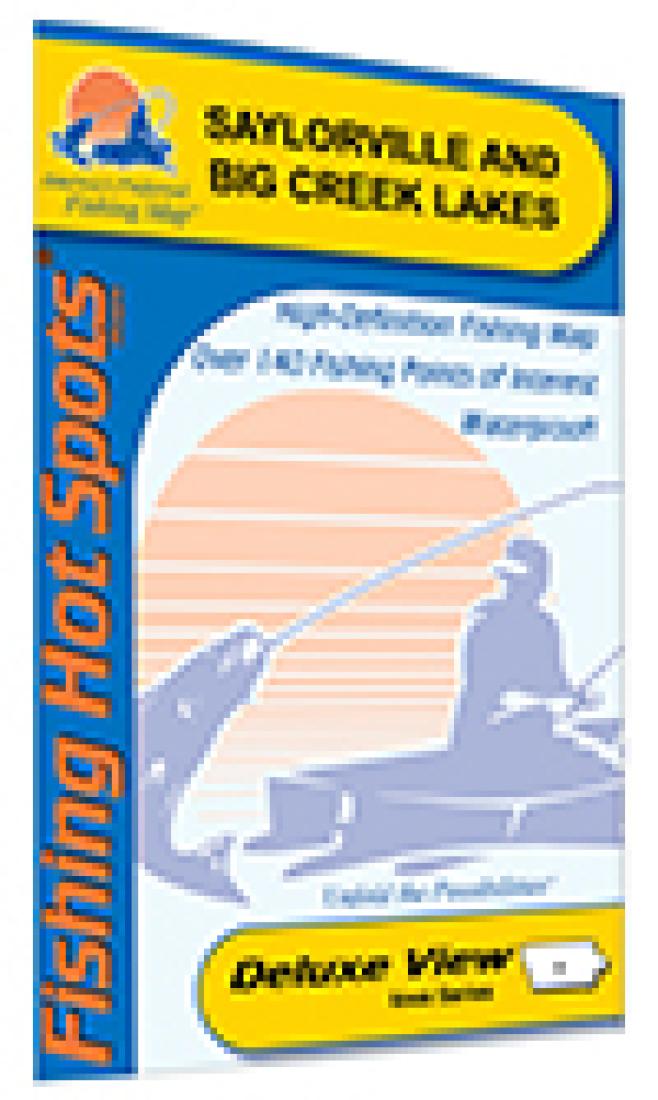 Cover of Saylorville-Big Creek Lakes Fishing Map by Fishing Hot Spots
