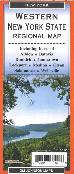 Cover of Western New York State Regional Map by GM Johnson