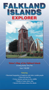 Falkland Islands Explorer Map by Ocean Explorer Maps