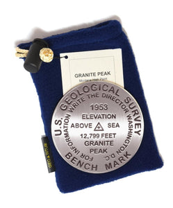 Granite Peak, Beartooth Mtns, Montana Paperweight by Geo-Situ