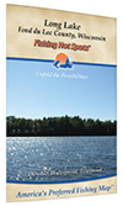 Long Lake (Fond du Lac Co) Fishing Map by Fishing Hot Spots