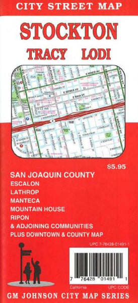 Cover of Stockton, Tracy and Lodi, California by GM Johnson