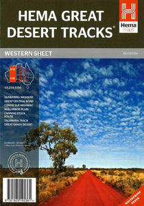 Australia, Western, Great Desert Tracks, 7th edition by Hema Maps