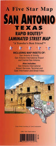 San Antonio, Texas Rapid Routes by Five Star Maps, Inc.