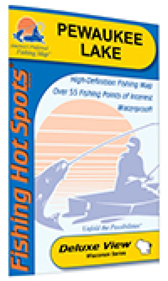 Cover of Pewaukee Lake Fishing Map by Fishing Hot Spots