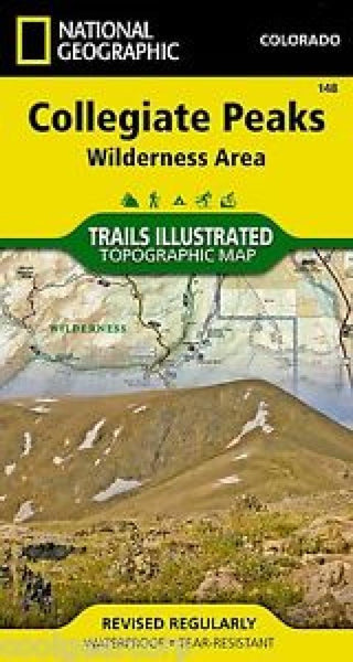 Collegiate Peaks Wilderness, Map 148 by National Geographic