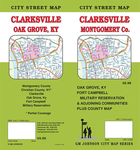 Cover of Clarksville and Montgomery County, Tennessee by GM Johnson