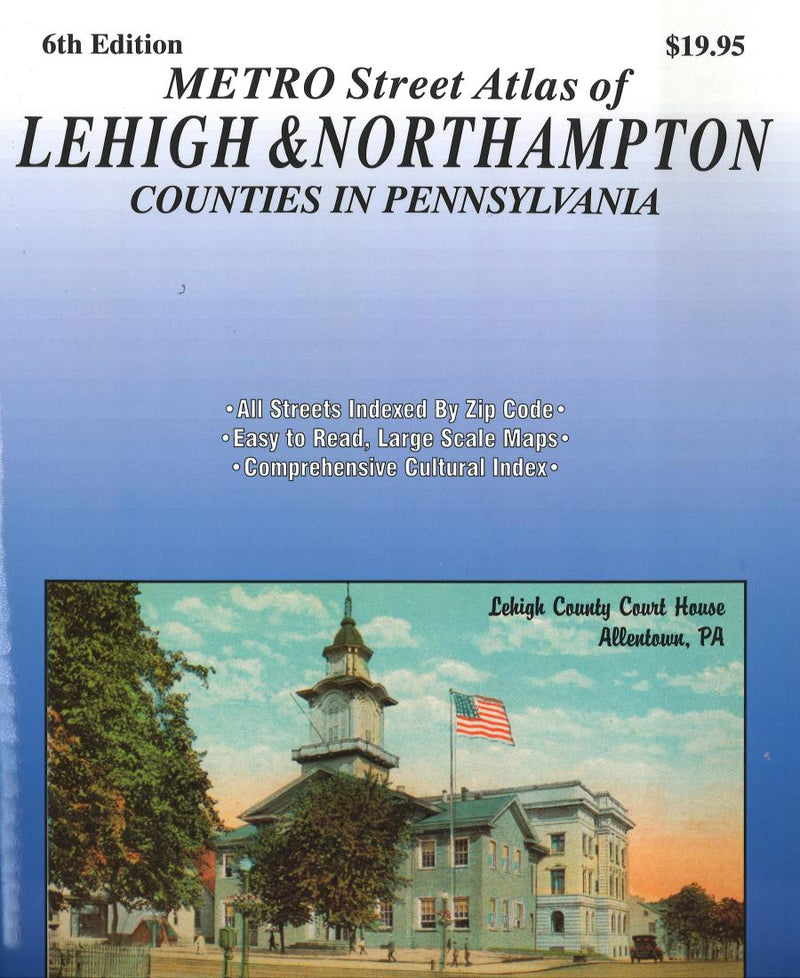 Cover of Lehigh and Northampton Counties, Pennsylvania Atlas by Franklin Maps
