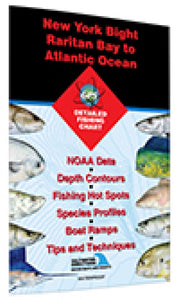 New York Bight Raritan Bay to Atlantic Ocean Fishing Map by Fishing Hot Spots
