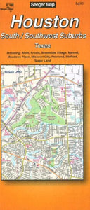 Houston : South/Southwest suburbs : Texas by The Seeger Map Company Inc.