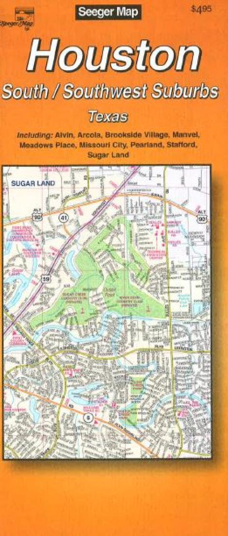 Cover of Houston : South/Southwest suburbs : Texas by The Seeger Map Company Inc.