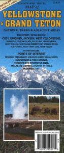 Yellowstone and Grand Teton, Wyoming, Topographic by GTR Mapping