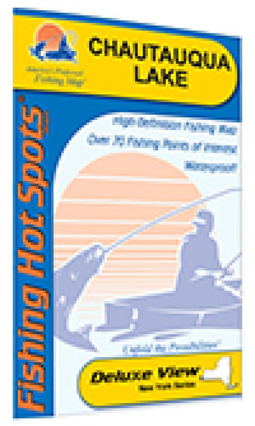 Cover of Chautauqua Lake Fishing Map by Fishing Hot Spots