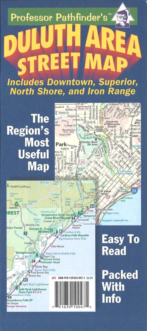 Cover of Duluth, Minnesota and Superior, Wisconsin by Hedberg Maps