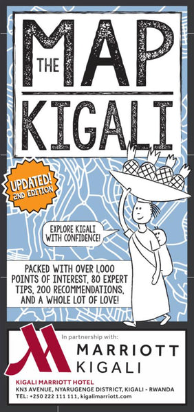 Cover of The Kigali Map by Kigali Guides Ltd.