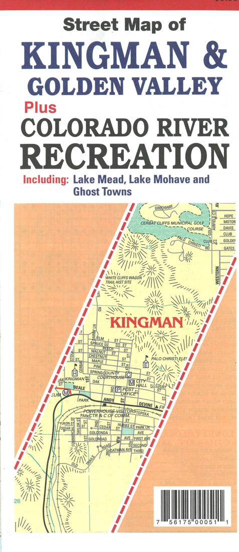 Cover of Street Map of Kingman and Golden Valley, Arizona by North Star Mapping