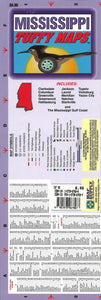 Mississippi, Laminated Tuffy Map by Tuffy Maps