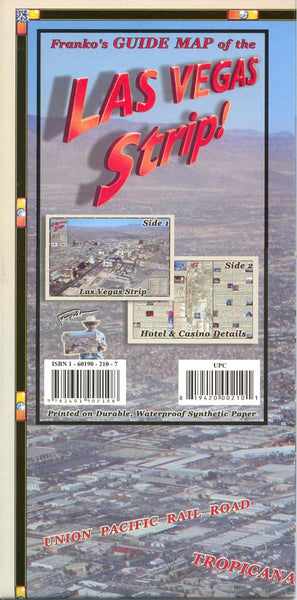 Cover of Franko's Guide Map of the Las Vegas strip