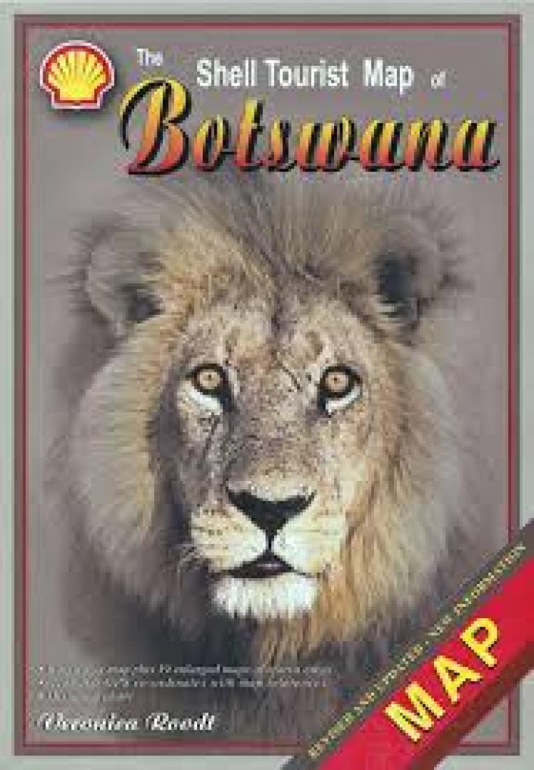 Cover of Map of Botswana with booklet by Veronica Roodt