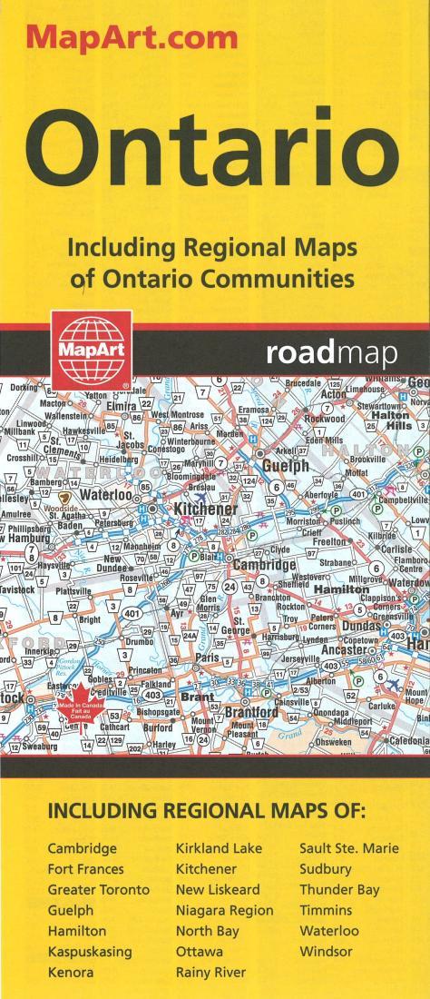 Cover of Ontario Road Map 