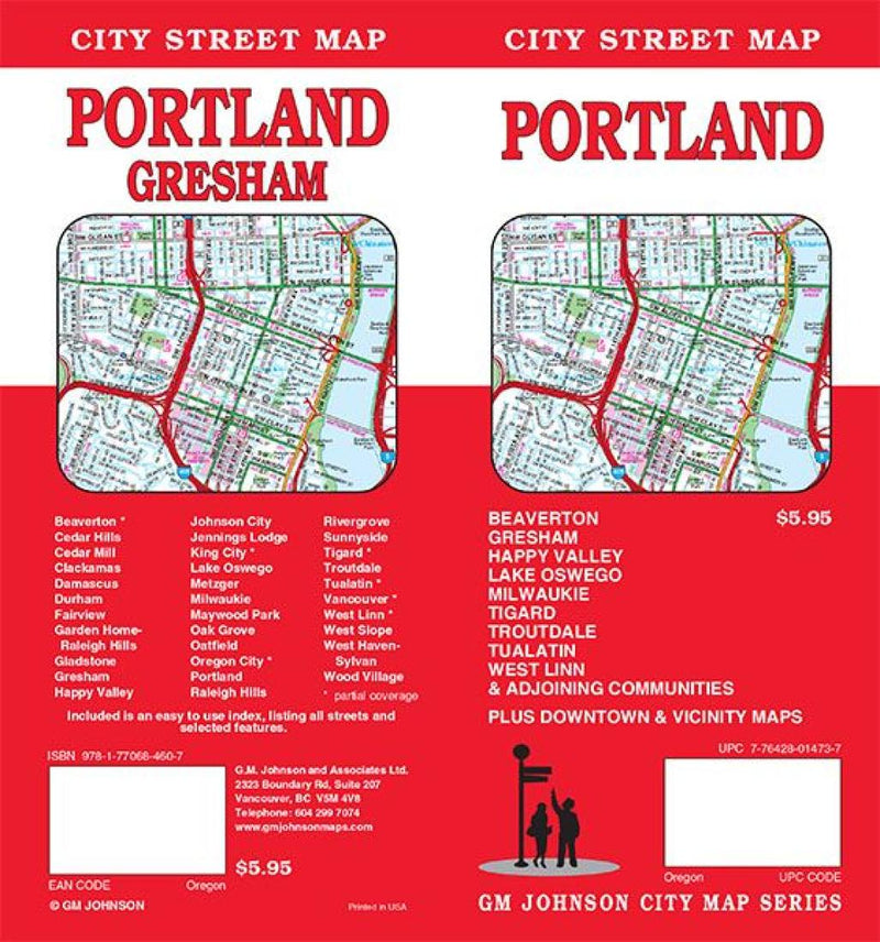 Cover of Portland & Gresham, Oregon by GM Johnson