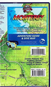 California Map, Monterey Bay Map & Dive Guide by Frankos Maps Ltd.