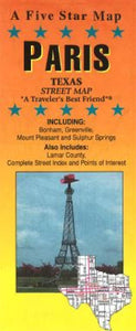 Paris, Texas by Five Star Maps, Inc.