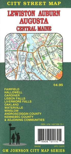 Cover of Lewiston, Auburn, Augusta and Central Maine by GM Johnson