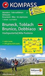 Bruneck/Brunico - Toblach/Dobbiaco Hiking Map By Kompass