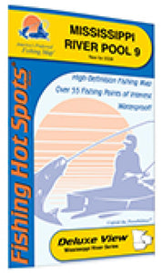 Mississippi River - Pool 9 Fishing Map by Fishing Hot Spots