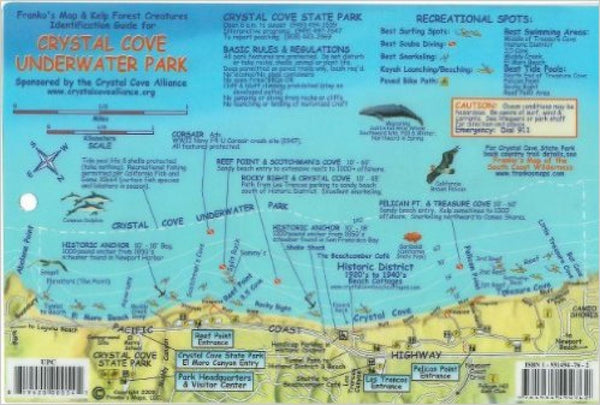 Cover of California Map & Fish Card, Crystal Cove