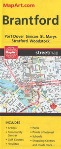 Brantford Map by Canadian Cartographics Corporation