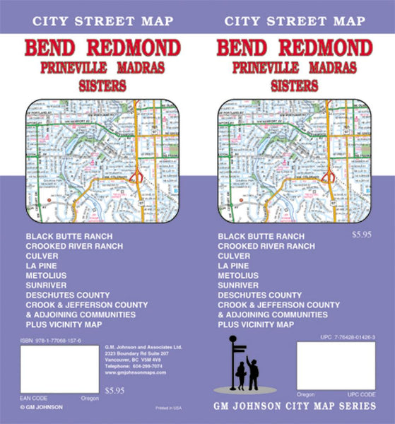 Cover of Bend, Redmond, Madras, Prineville and Sisters, Oregon by GM Johnson
