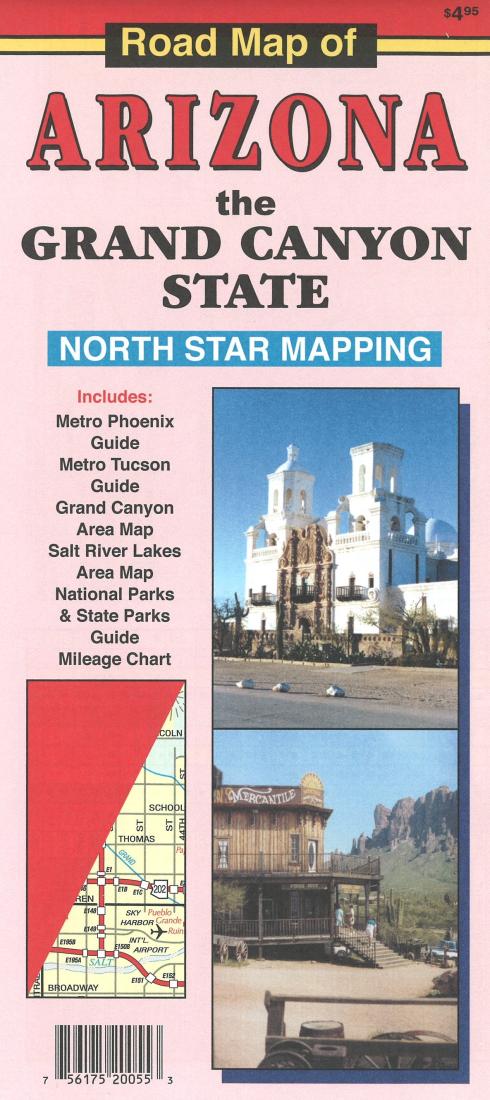 Cover of Road Map of Arizona: the Grand Canyon State by North Star Mapping