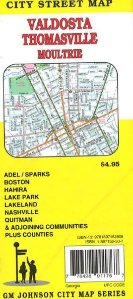 Cover of Valdosta, Thomasville, Moultrie and South Central Georgia by GM Johnson