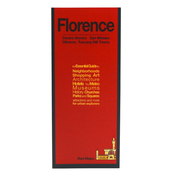 Cover of Florence, Italy: Centro Storico, San Miniato : Oltrarno, Tuscany Hill Towns by Red Maps