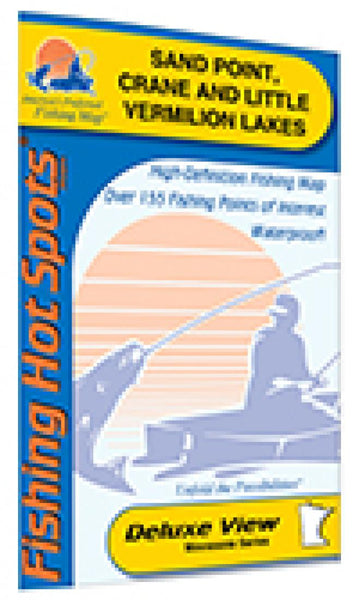 Cover of Sand Point, Crane, and Little Vermilion Lakes Fishing Map by Fishing Hot Spots