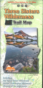 Three Sisters Wilderness Trail Map by Adventure Maps