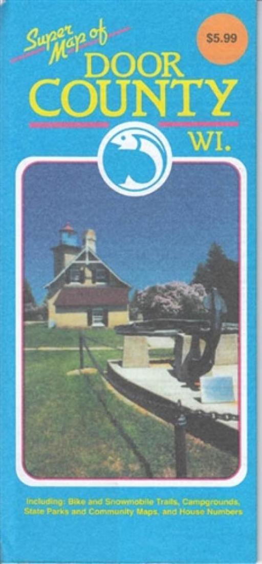 Cover of Door County, Wisconsin Super Map by The Seeger Map Company Inc.
