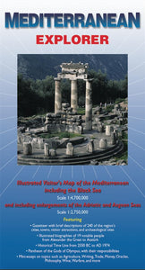 Mediterranean Explorer Map by Ocean Explorer Maps