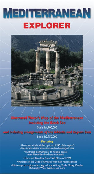 Cover of Mediterranean Explorer Map by Ocean Explorer Maps