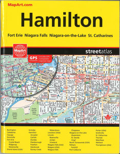 Hamilton and Niagara Falls, ON Street Atlas (Large Print) by Canadian Cartographics Corporation