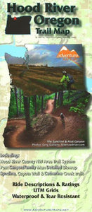 Hood River, Oregon, Trail Map by Adventure Maps