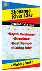 Shenango River Lake Fishing Map by Fishing Hot Spots