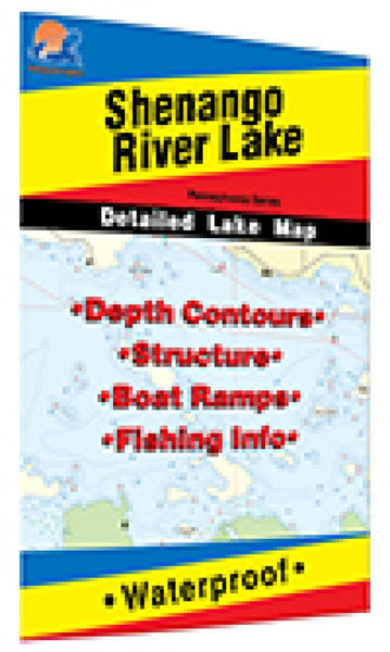 Cover of Shenango River Lake Fishing Map by Fishing Hot Spots
